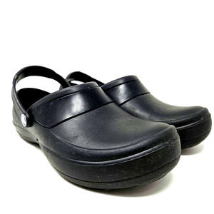 Crocs Bistro Clog Slip Resistant Shoes Unisex W 8 / M 6 Black Nurse Chef Work